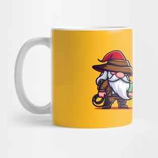 Indiana Gnomes - Adventurous Cute Gnome Tee Mug